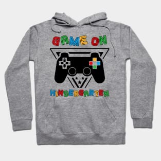 Back To School Game On Kindergarten Funny Gamer Kids Boys Hoodie